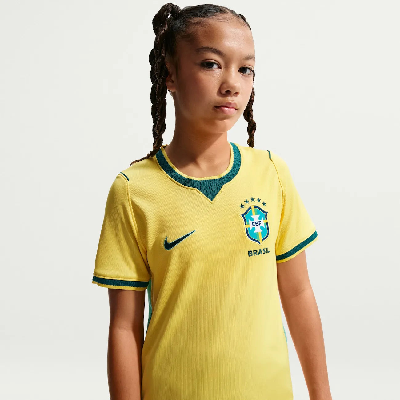 Conjunto Infantil Brasil Titular 2026/27 [PRONTA ENTREGA]
