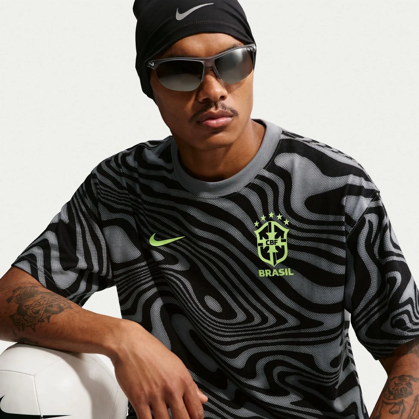 Camisa de Treino Brasil 2026/27 Cinza
